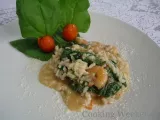 Receita Receitas - risoto de camarão com espinafre