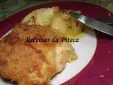 Receita Filetes de peixe gato panados com queijo no forno