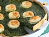 Recipe Spinach and goat cheese quiche