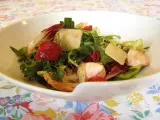 Receita Salada com morangos e radicchio