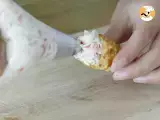 Flaky cones with salmon and cream cheese - Video recipe ! - Preparation step 6