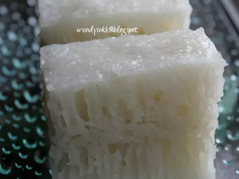 Chinese White Honeycomb Cake - Pak Thong Koh Version 3, Yochana's/Y3K