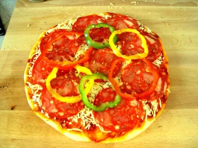Como fazer massa de pizza - Para congelar (ou também comer na hora...rs) - foto 2