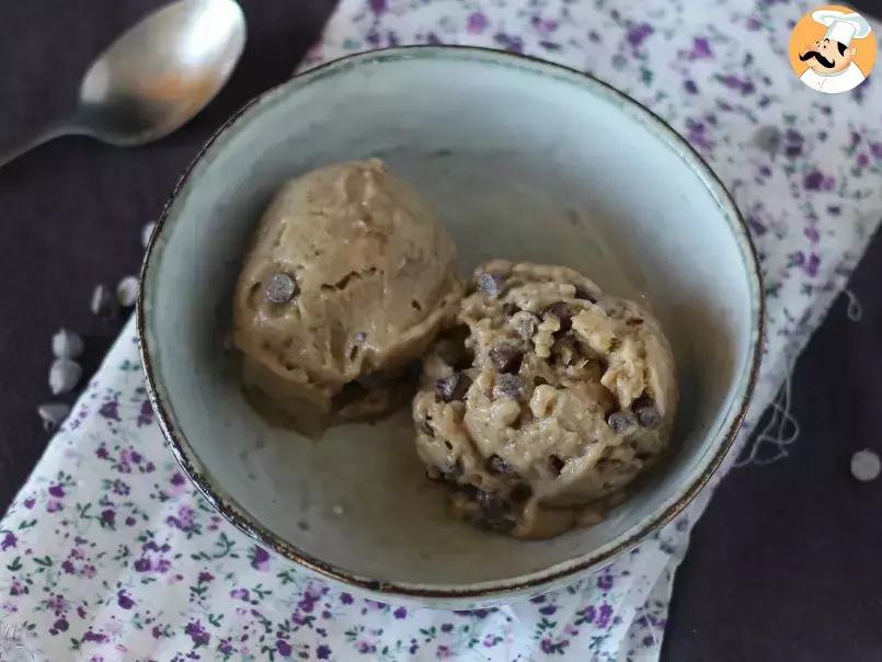 Cookie dough nice cream with only 3 ingredients and no added sugars! - photo 4