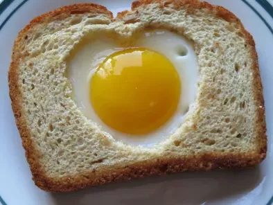 Heart shaped Egg Toast