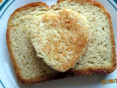Heart shaped Egg Toast - photo 3