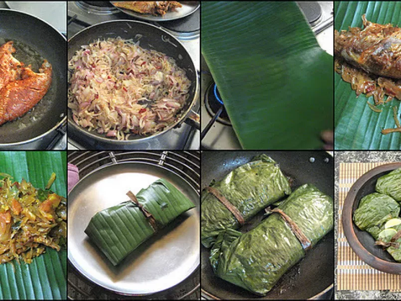 Meen Pollichathu - Fish grilled in banana leaves - photo 3