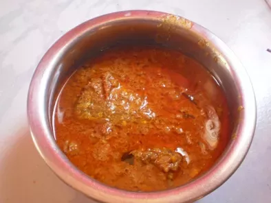 Naethu Vacha Meen Kuzhambu/South Indian fish curry/gravy with coocnut milk