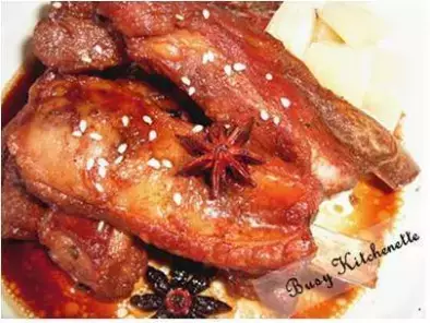 Pineapple Braised Pork ribs