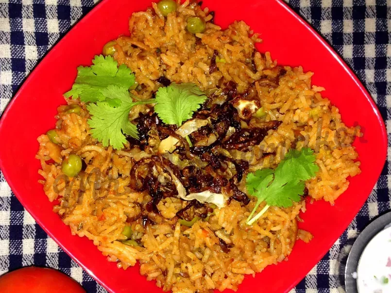 Tomato Rice With Fried Cabbage - photo 8