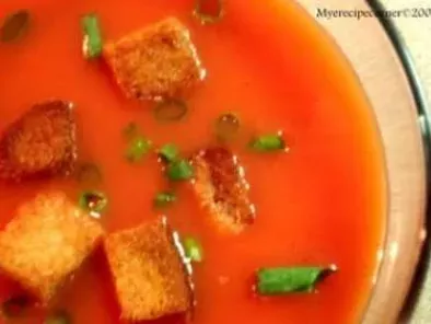 Tomato Soup (Home-made soup with fresh tomatoes)