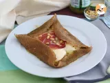 Receita Crepe salgado à italiana (molho pesto e mozzarella)