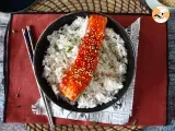 Recipe Korean style salmon with gochujang sauce ready in 8 minutes