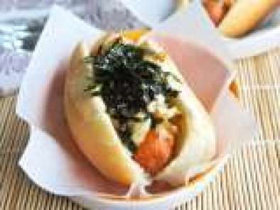 Beef Terimayo~Japanese Style Hot Dog and Bake for the Quake