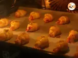 Mini Pizza Croissant ham & cheese - Video Recipe ! - Preparation step 7