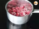 Raspberry mousse - Preparation step 1