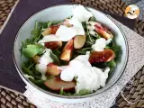 Sweet and sour salad with roasted peaches and burrata ! - Preparation step 3