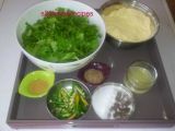 Crispy Spinach Fritters(Palak Pakoda) - Preparation step 1