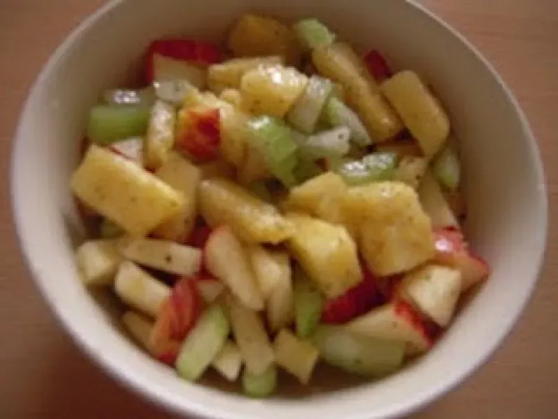 Apple Celery and Pineapple Salad