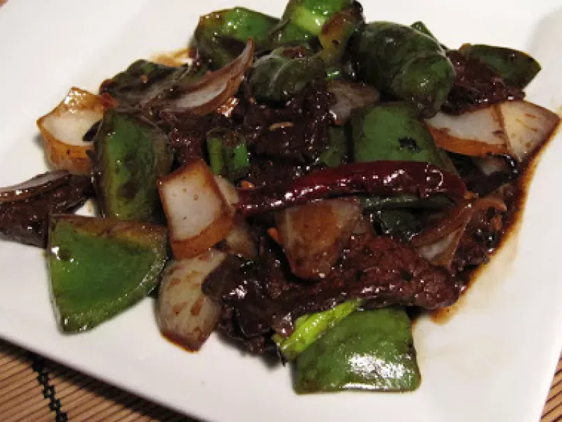 Beef and Green Peppers in Black Bean Sauce - photo 2