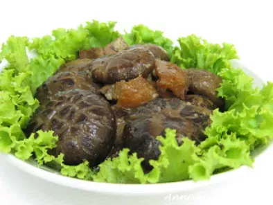 Braised Chinese Mushrooms with Roast Pork - photo 2