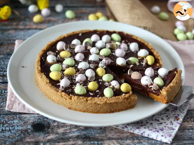 Easter tart, chocolate and caramel - photo 5