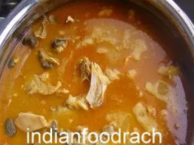 Goat's head curry( thale mamsa saaru/thale kari)