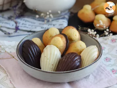 Madeleines with Chocolate - Video Recipe !