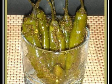 North Indian Green Chilli Achaar(Pickle)