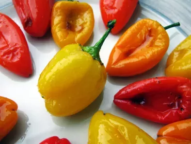 Oven Roasted Mini Sweet Peppers