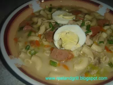 Sopas (Filipino Chicken and Pasta Soup)
