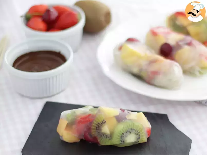 Spring rolls with fruits - Video recipe ! - photo 2