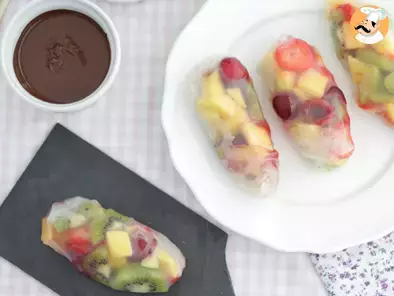 Spring rolls with fruits - Video recipe ! - photo 3