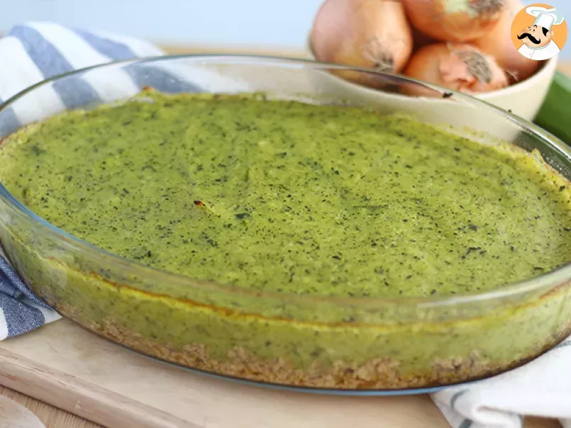 Vegan zucchini and tofu pie - Video recipe!