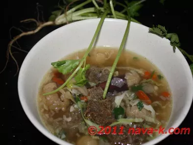 Vegetarian Mutton Soup - photo 2